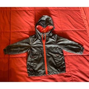 Baby Boy Black & Red Camo Windbreaker